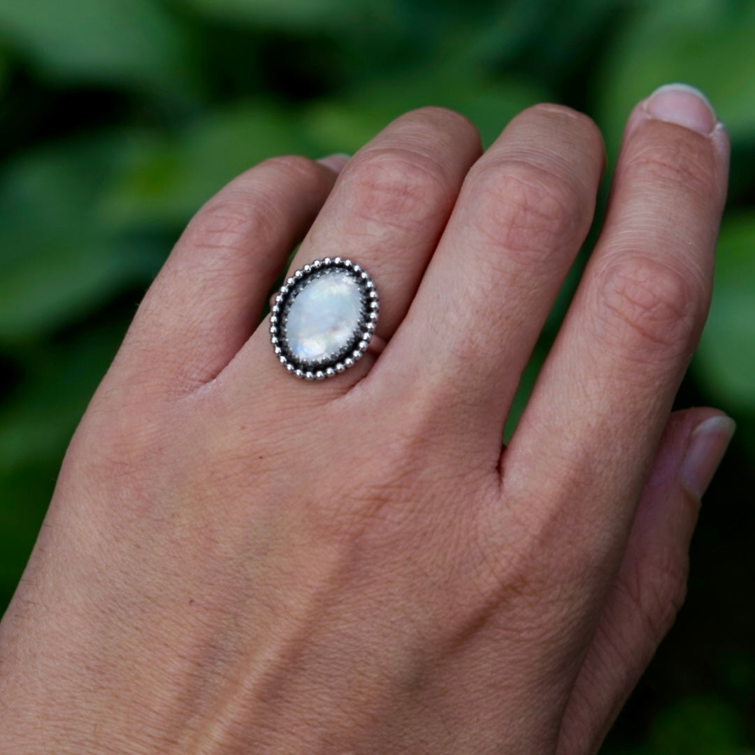 Moonstone Ring - Size 6
