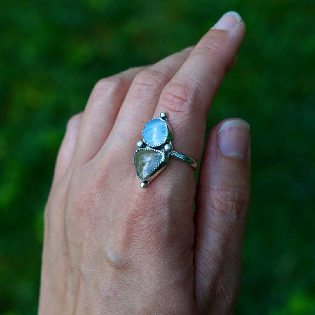 Petoskey Blues Ring - Size 8.5