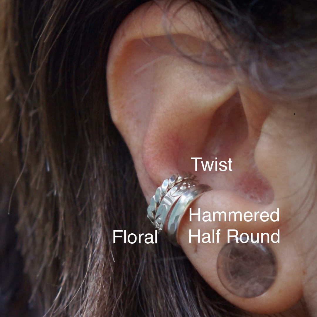 Sterling Silver Ear Cuffs - Made To Order