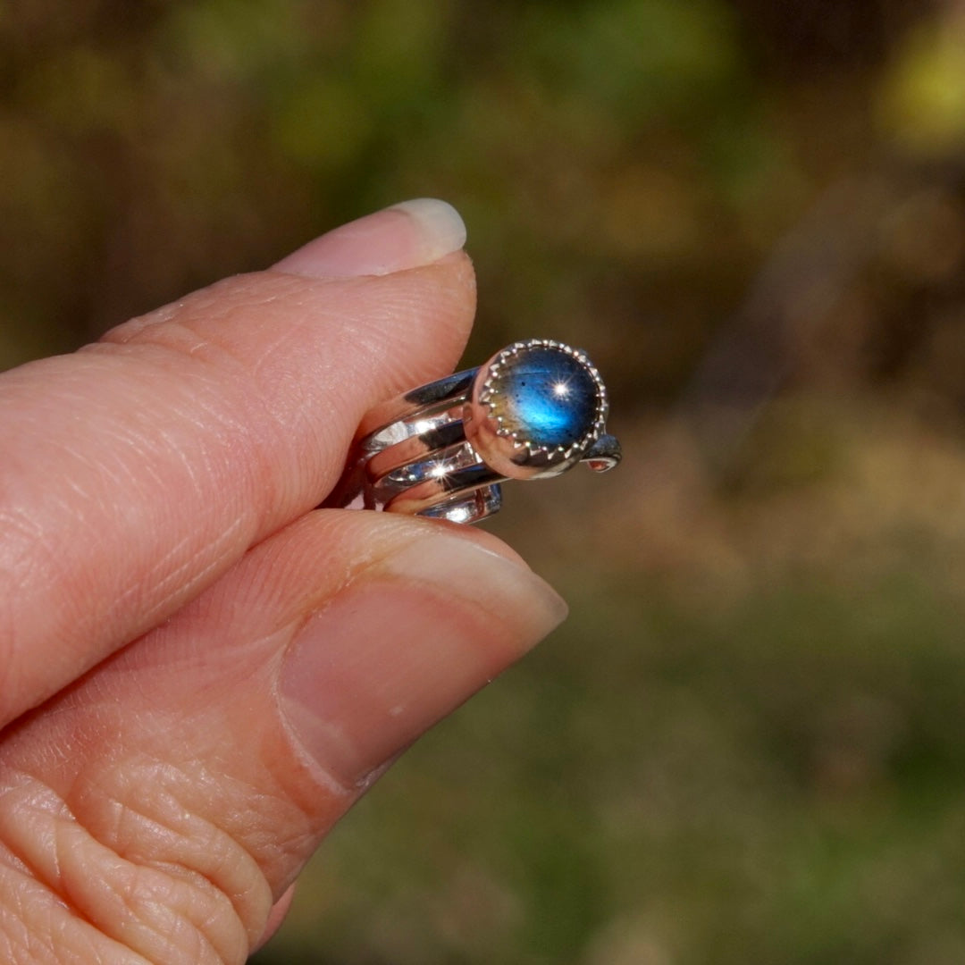 Labradorite Ear Cuff