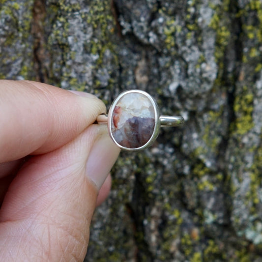Pudding Stone Ring - Size 5.5