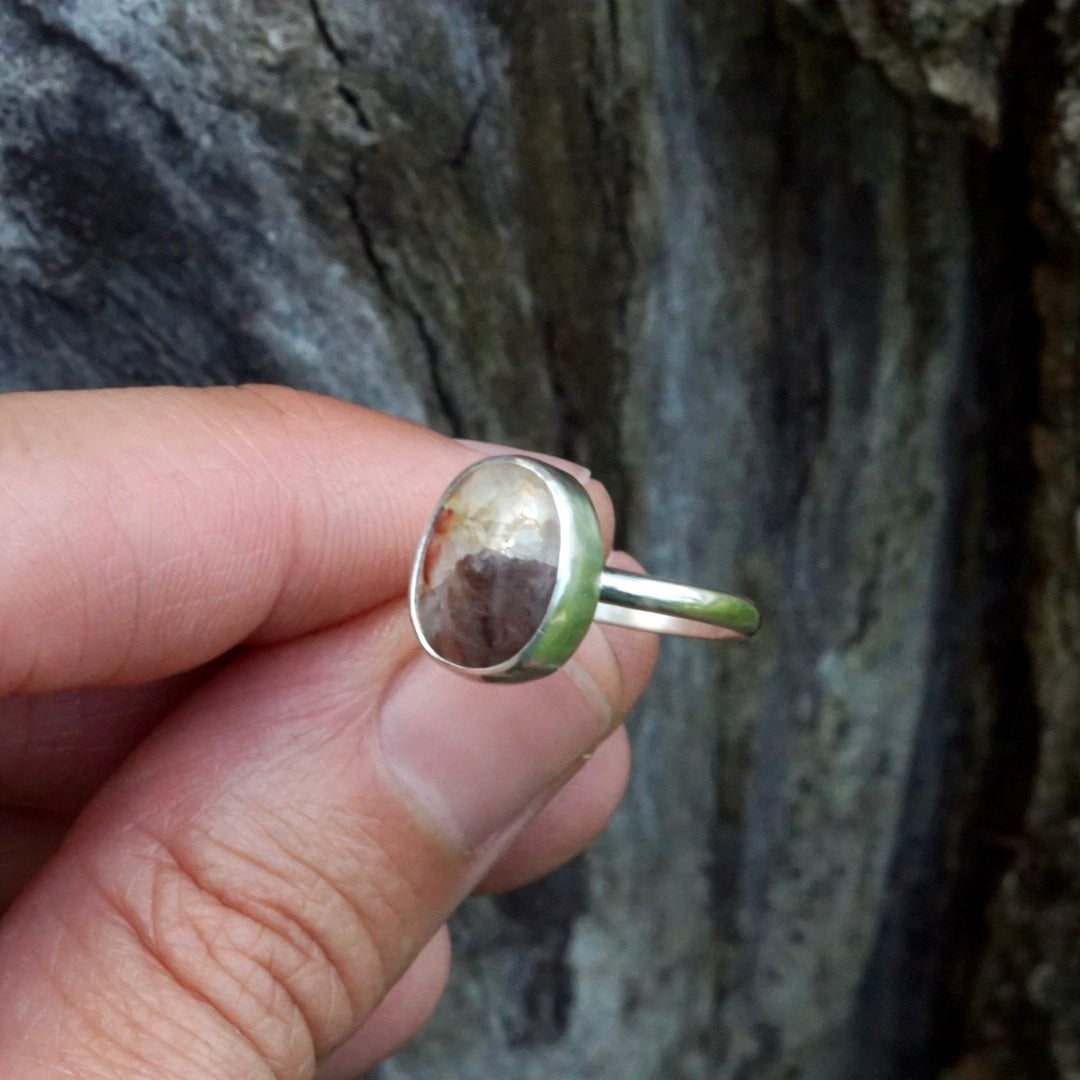 Pudding Stone Ring - Size 5.5