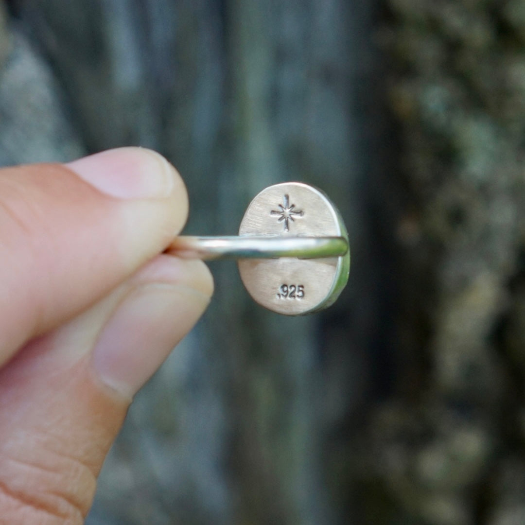 Pudding Stone Ring - Size 5.5