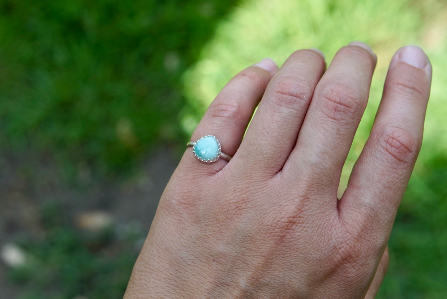Larimar Ring - Size 6