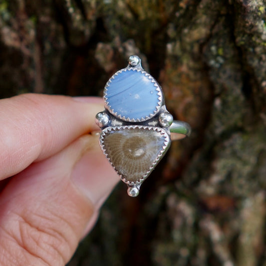 Petoskey Blues Ring - Size 8.5
