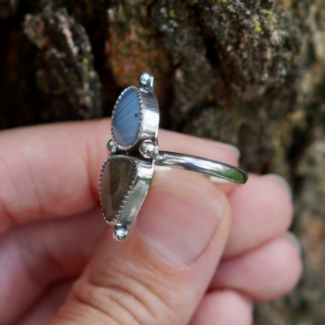 Petoskey Blues Ring - Size 8.5
