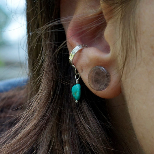Ear Cuff Turquoise Charm - Made To Order